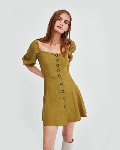 Dotted mesh blouse